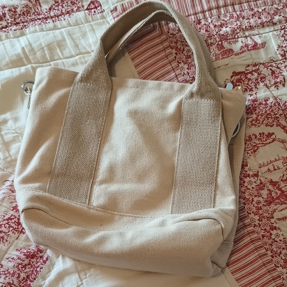 Canvas Tote Bag Purse or Lunch Bag